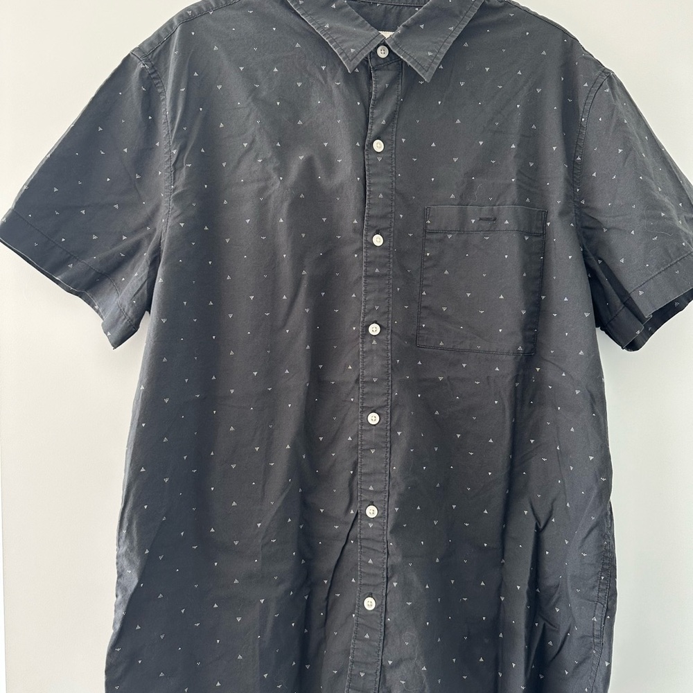 American Eagle Short Sleeve Collar Shirt